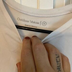 Outdoor Voices White T-Shirt